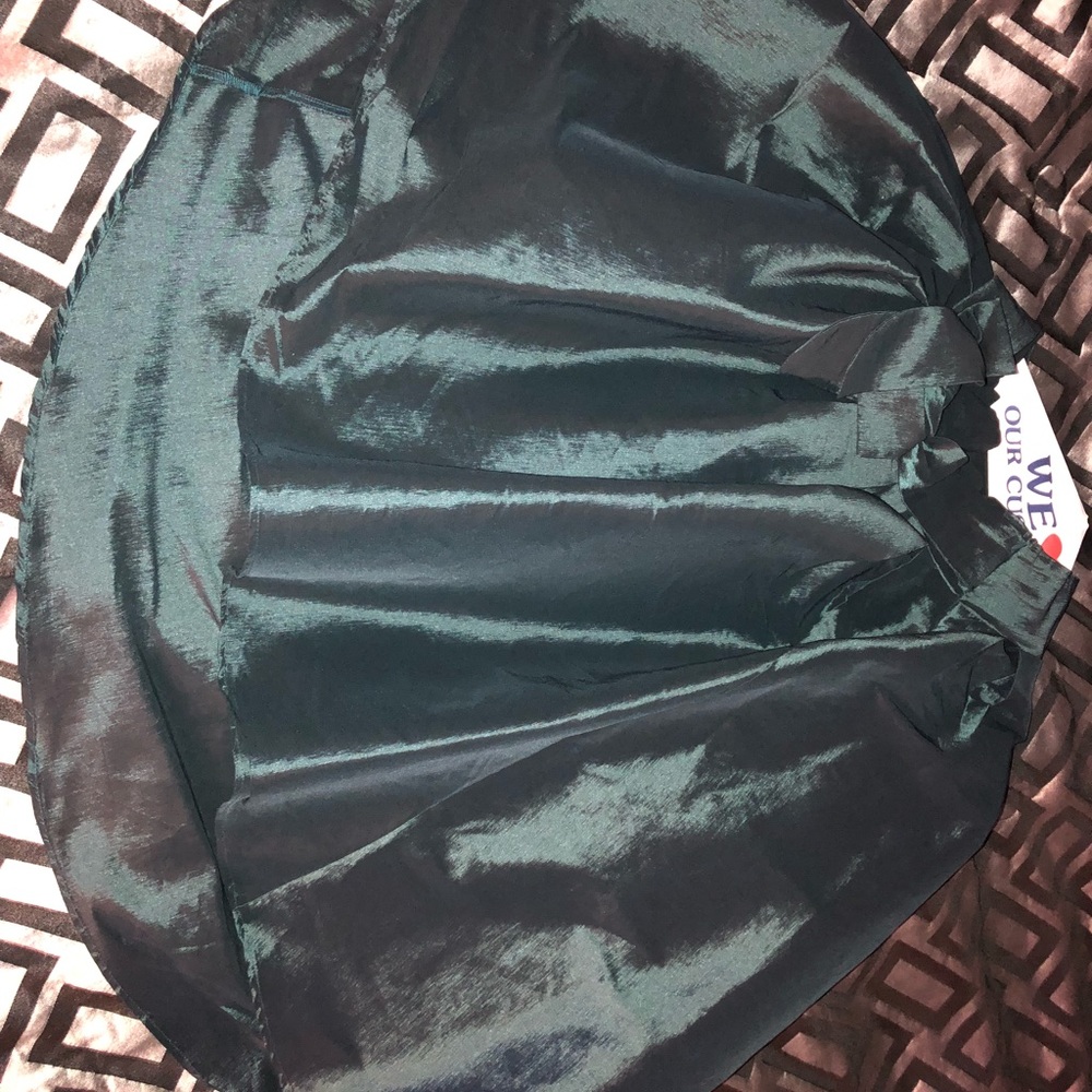 Green skirt